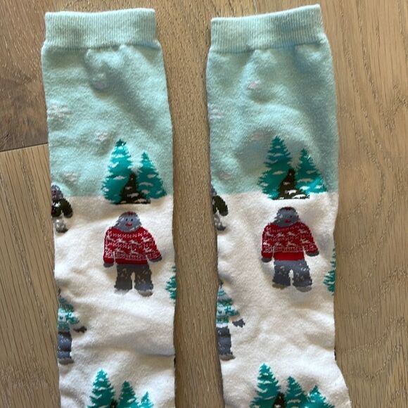 Sock It to Me - Yeti Family - Knee High Socks - Unisex - Picture 4 of 4
